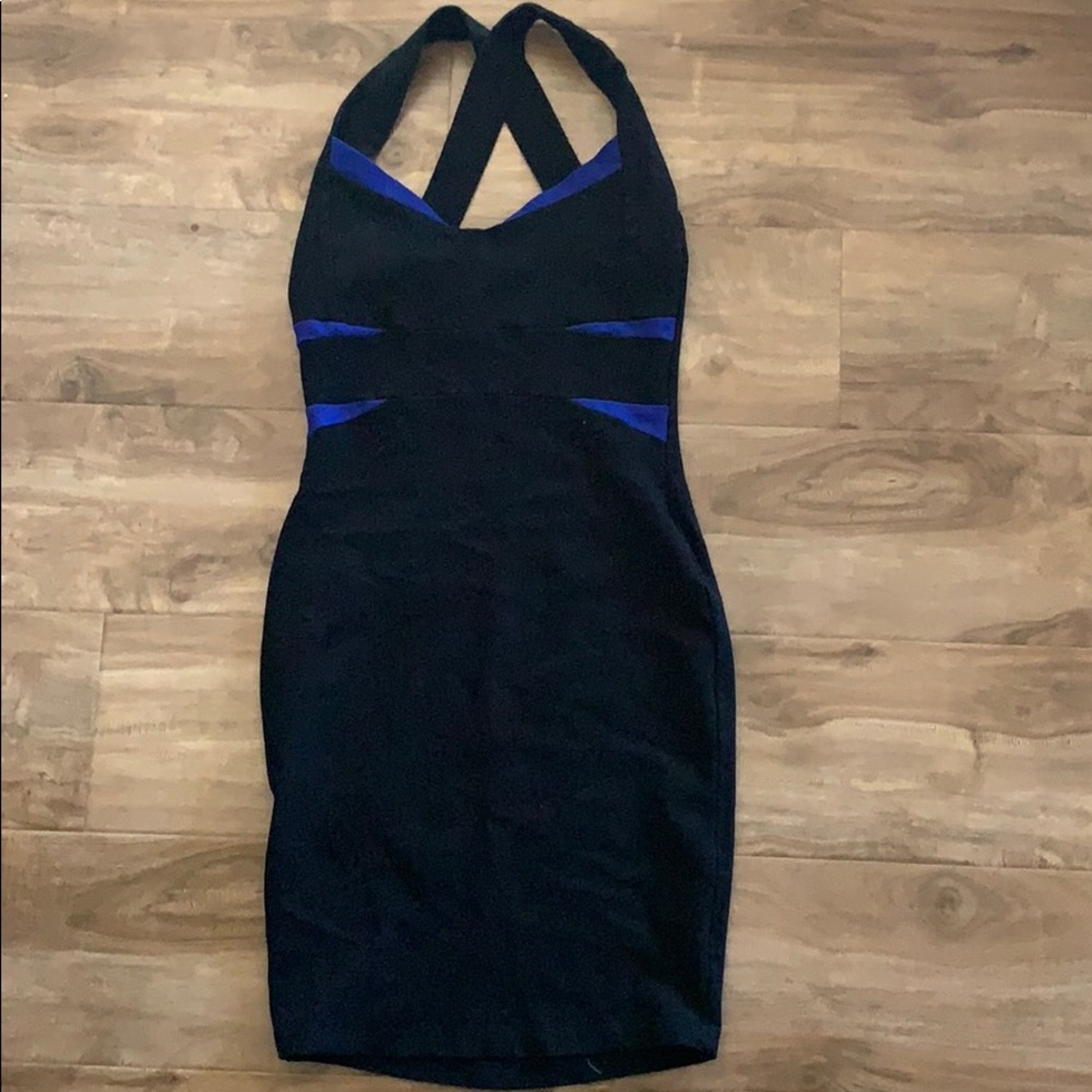 * Brand new* black & blue body icon dress size M